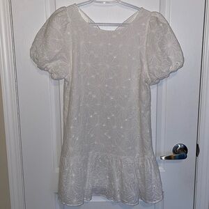 White Eyelet Dress | Size S